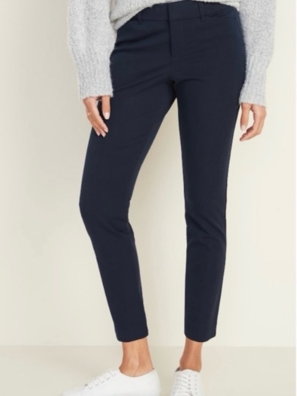 Old Navy Pixie cropped pants navy blue size 0